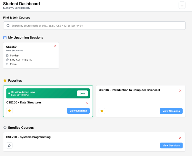Student Dashboard